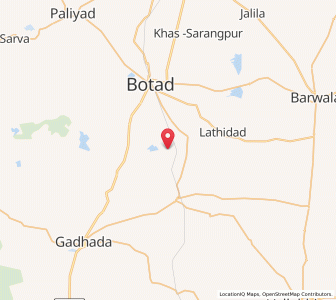 Map of Janra, Gujarat
