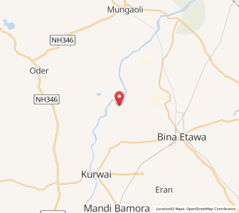 Map of Jaraha, Madhya Pradesh