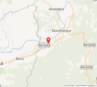 Map of Jaraikela, Jharkhand