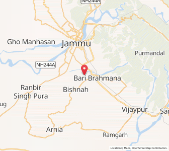 Map of Jarale Chak, Kashmir