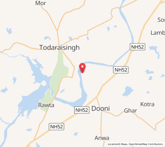 Map of Jareli, Rajasthan