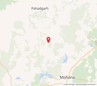 Map of Jareru, Madhya Pradesh