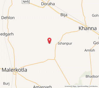 Map of Jargari, Punjab