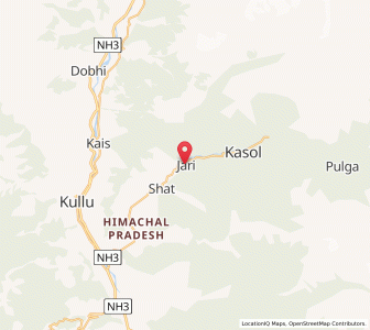 Map of Jari, Himachal Pradesh