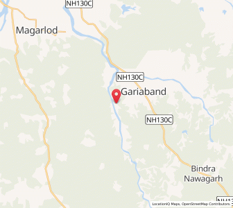 Map of Jarjara, Chhattisgarh