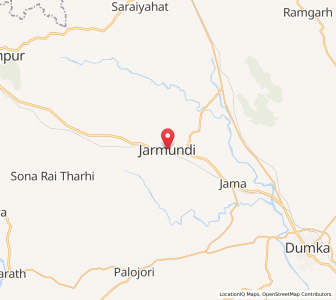 Map of Jarmundi, Jharkhand