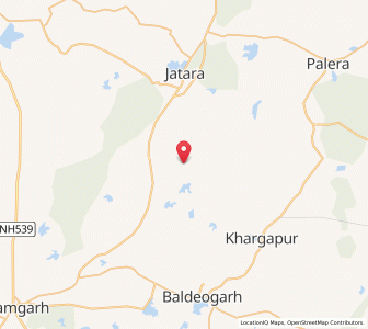 Map of Jarua, Madhya Pradesh