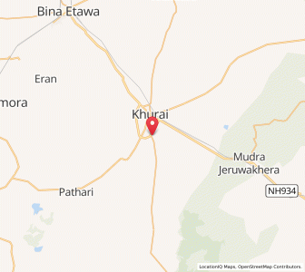 Map of Jarwans, Madhya Pradesh