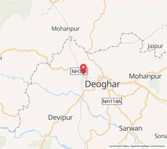 Map of Jasidih, Jharkhand
