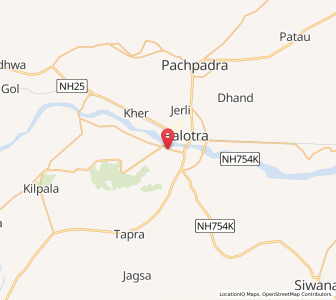 Map of Jasol, Rajasthan
