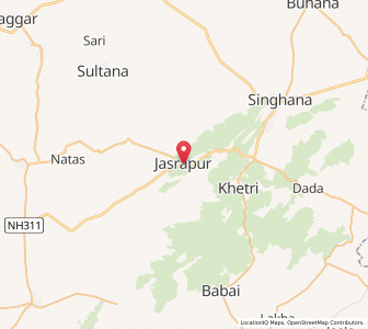 Map of Jasrapura, Rajasthan