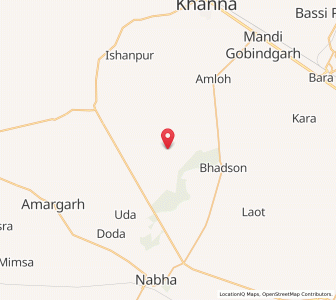 Map of Jassu Mazra, Punjab