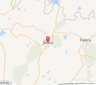 Map of Jatara, Madhya Pradesh