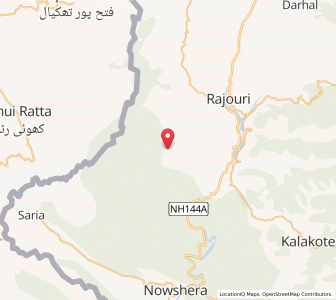 Map of Jatot, Kashmir