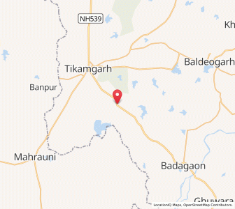 Map of Jatowa, Madhya Pradesh