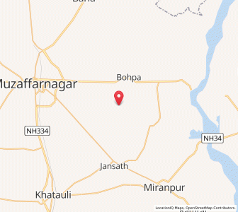 Map of Jauli, Uttar Pradesh