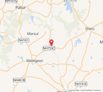 Map of Jaulka, Maharashtra