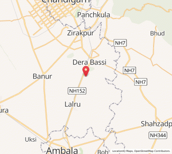 Map of Jawaharpur, Punjab