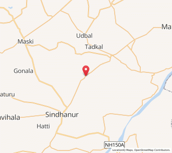 Map of Jawalgera, Karnataka