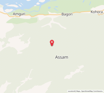Map of Jenggaon, Assam