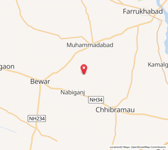 Map of Jeona Tajpur, Uttar Pradesh
