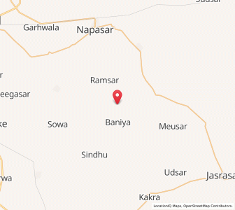 Map of Jesingdesar, Rajasthan