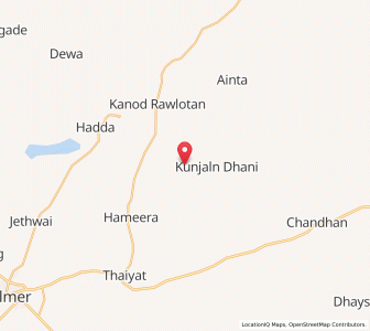 Map of Jesurana, Rajasthan