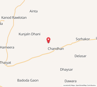 Map of Jetha, Rajasthan