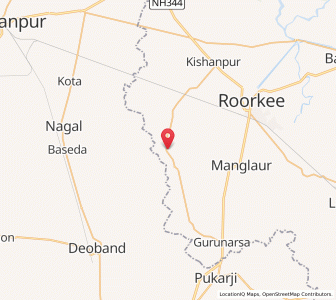 Map of Jhabrera, Uttar Pradesh