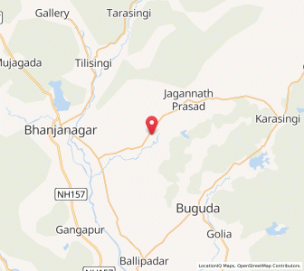 Map of Jhadabhumi, Odisha