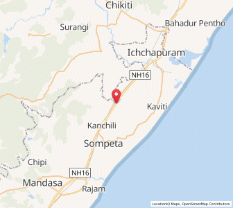 Map of Jhadupudi, Andhra Pradesh