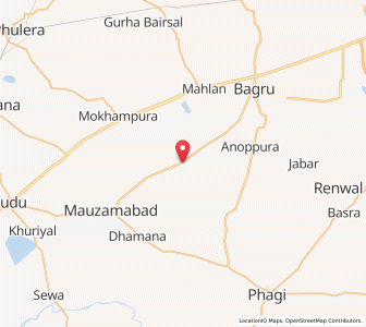 Map of Jhag, Rajasthan