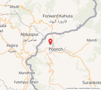 Map of Jhagal Thana, Kashmir