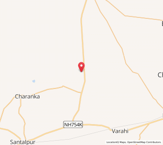 Map of Jhajham, Gujarat