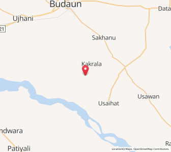 Map of Jhajrau, Uttar Pradesh