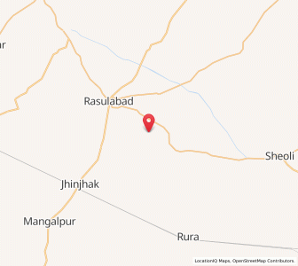 Map of Jhakangarha, Uttar Pradesh