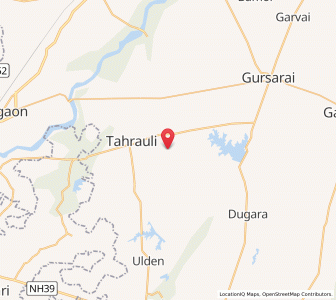 Map of Jhala, Uttar Pradesh