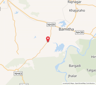 Map of Jhamtoli, Madhya Pradesh
