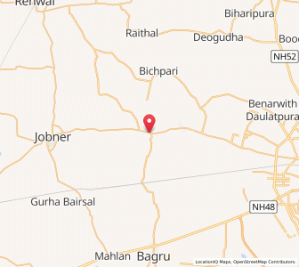 Map of Jhaniriya ki Dhani, Rajasthan