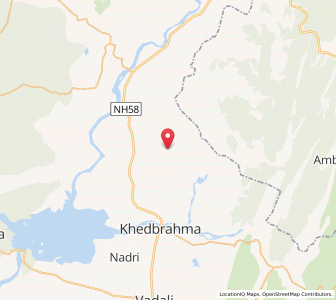 Map of Jhanjhava, Gujarat
