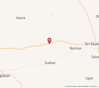 Map of Jhanjheu, Rajasthan