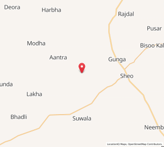 Map of Jhanphali, Rajasthan