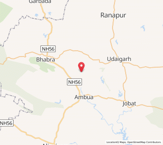 Map of Jharan, Madhya Pradesh