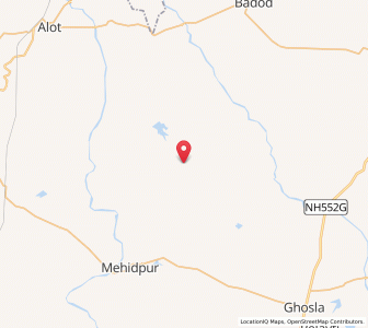 Map of Jharda, Madhya Pradesh