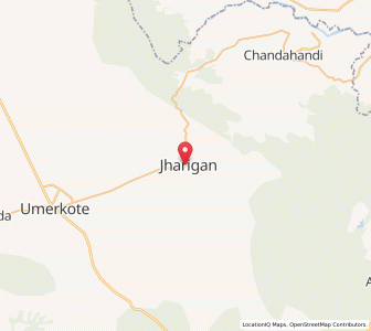 Map of Jharigan, Chhattisgarh