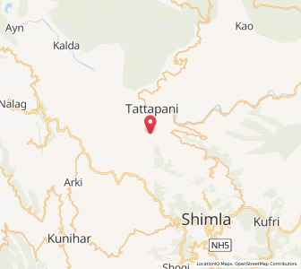 Map of Jharog, Himachal Pradesh