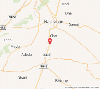 Map of Jharwasa, Rajasthan