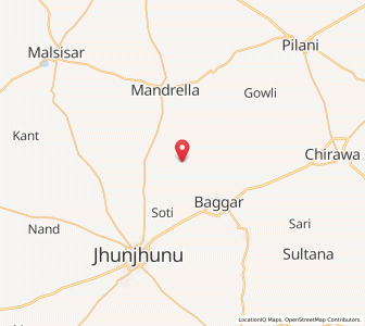Map of Jhilali Dhani, Rajasthan