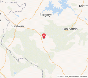 Map of Jhilimili, West Bengal