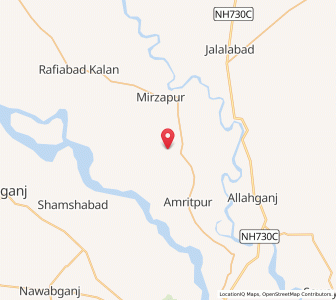 Map of Jhindi, Uttar Pradesh
